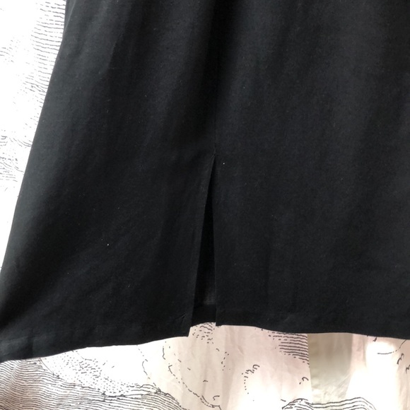 First Rite Black Linen Dress Sz. 8/L - fabulous rare dress - Picture 8 of 17